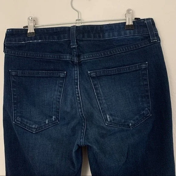 FINAL PRICE - AMO Twist Skinny Jeans in Eclipse Dark Wash Blue - Picture 7 of 8